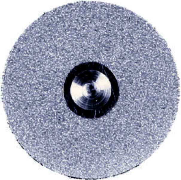 SFGM327 CE Starre Sinter-Diamantscheibe für die Enfernung alter Kronen mit FG-Schaft 0,4mm Durchmesser 080mm Schärfen mit DIACLEAN (Bestellnr. 500)